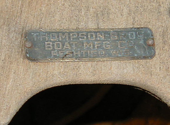 Thompson Brothers deck plate