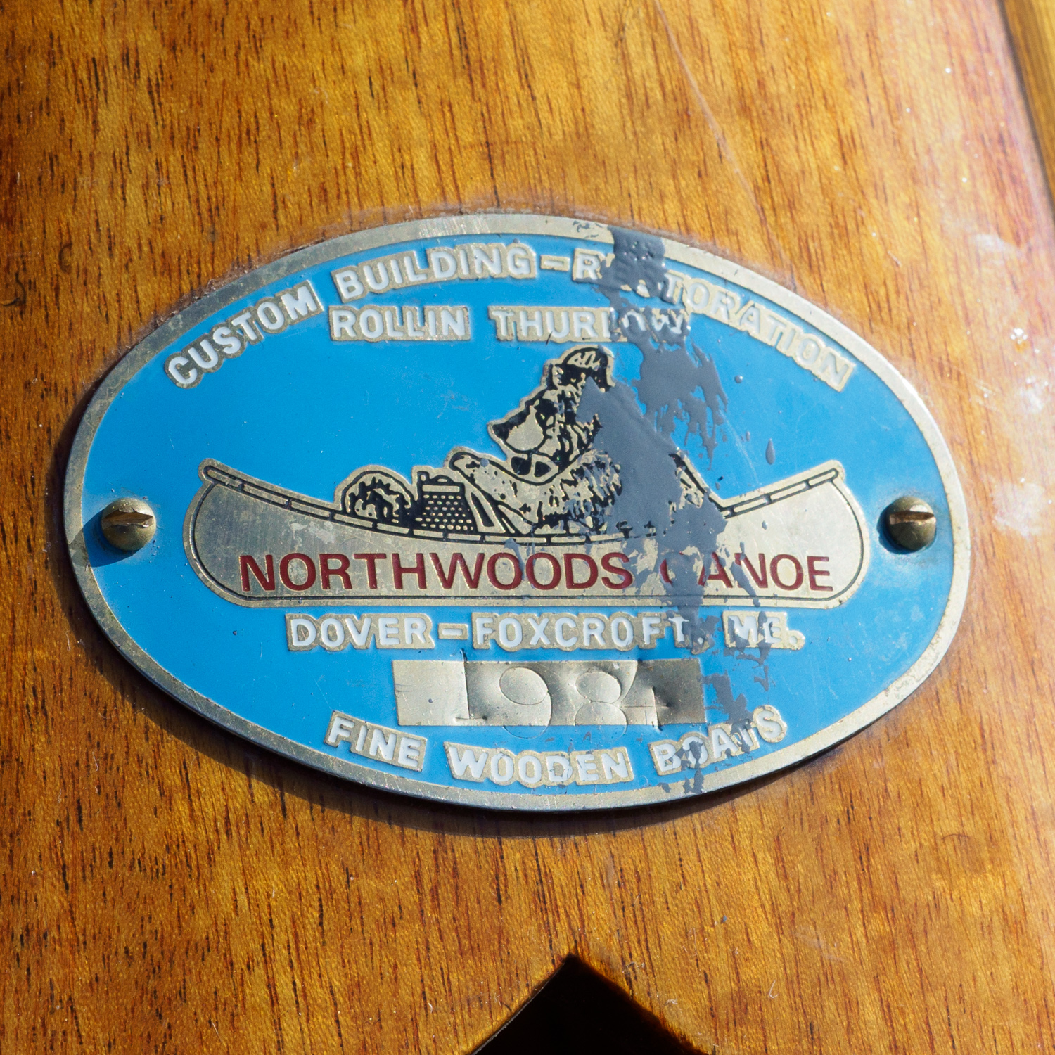 Northwoods Canoe deck plate